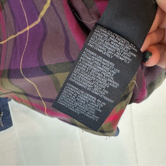 TOMMY HILFIGER Men’s Size M Vest Puffer Style Down Feathers Flannel Lined Navy - Picture 15 of 16